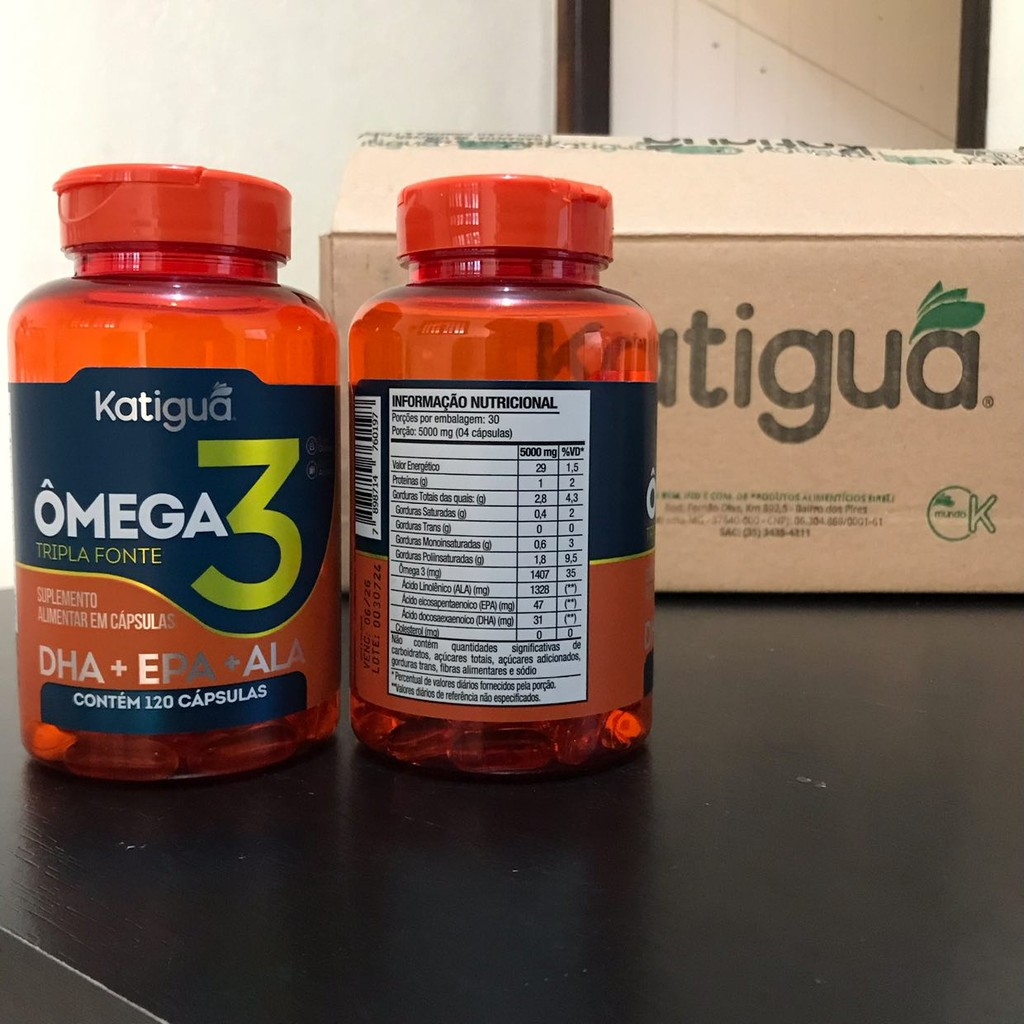 ÔMEGA3 Tripla Fonte 1000mg 60 e 120 cápsulas