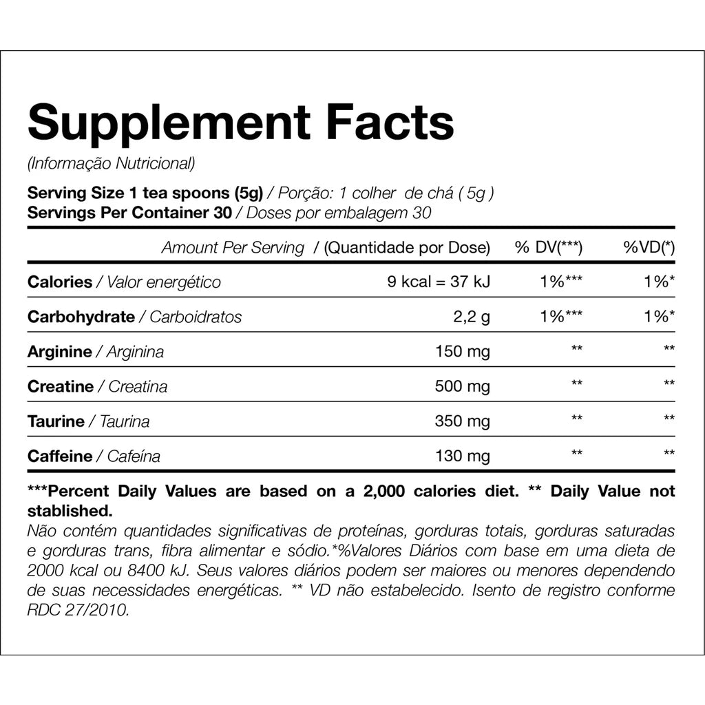 Pré Treino Bope 150g Blackskull