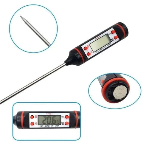 Termômetro Culinário Tipo Espeto Digital De Cozinha