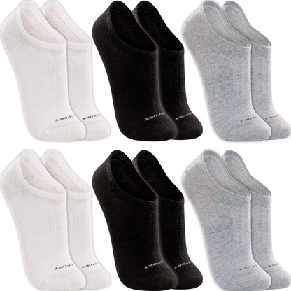 Kit 6 Pares Meias Lupo Original Algodão Masculino Feminina Cano Curto Baixo Soquete Academia