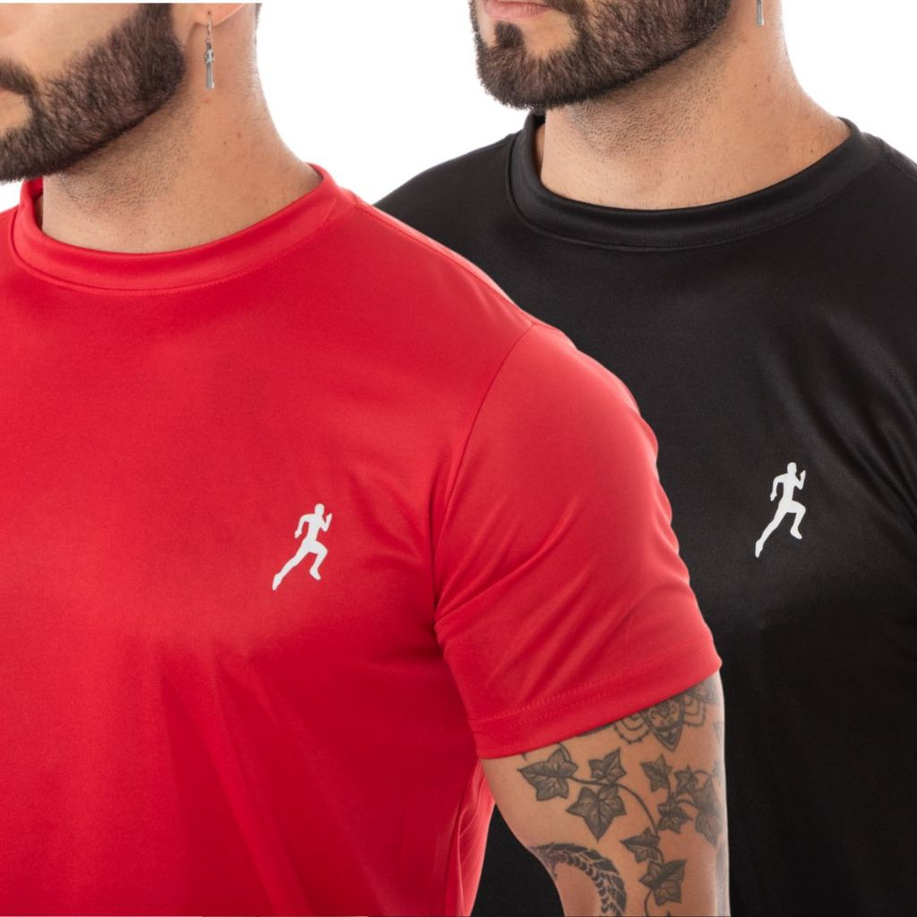 Kit 5 camisetas masculinas + 5 Bermudas Masculinas Academia