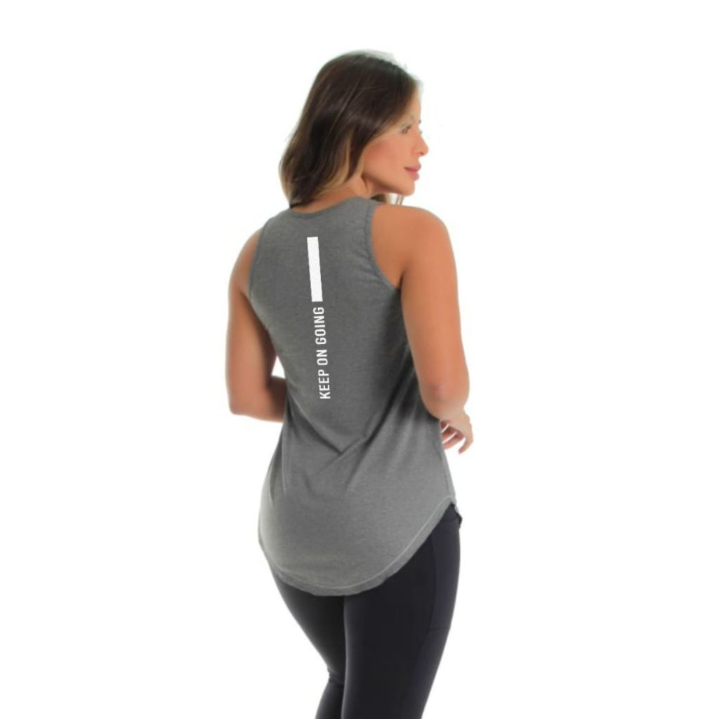 Kit 2 Camisetas Feminina Fitness Academia Keep On