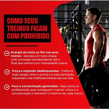 Pré Treino Prohibido 180g
