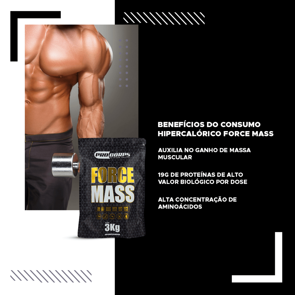 Hipercalorico 3kg Force Mass