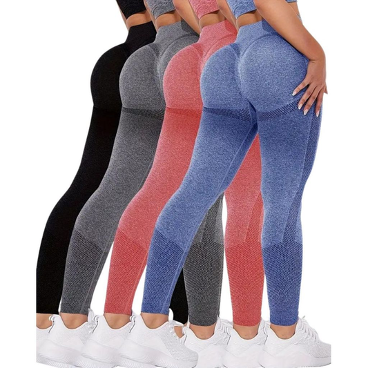Kit 4 Calça Legging Levanta Bumbum Zero Transparência