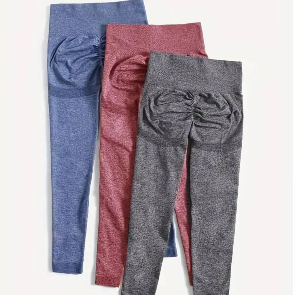 Kit 4 Calça Legging Levanta Bumbum Zero Transparência