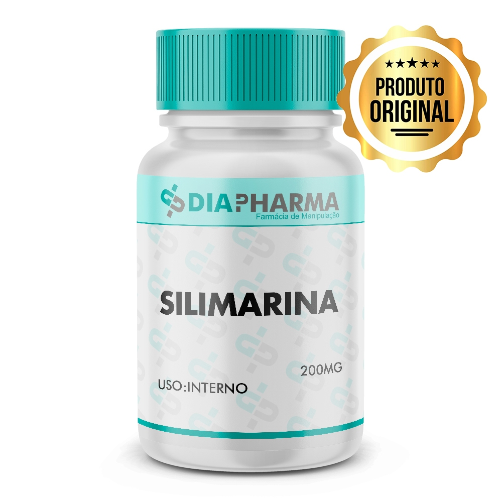 Silimarina (cardo mariano) com 200mg