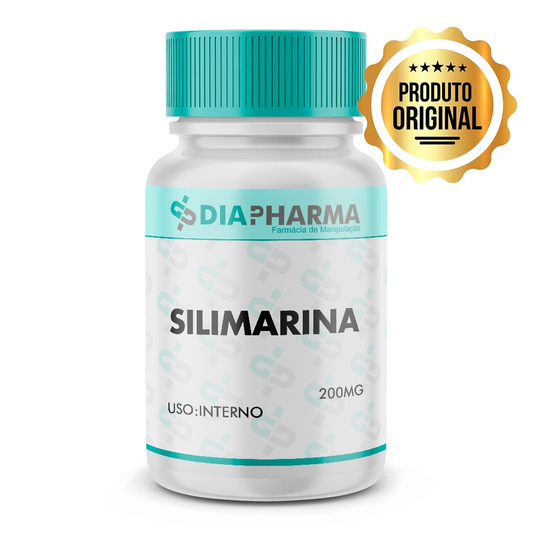Silimarina (cardo mariano) com 200mg