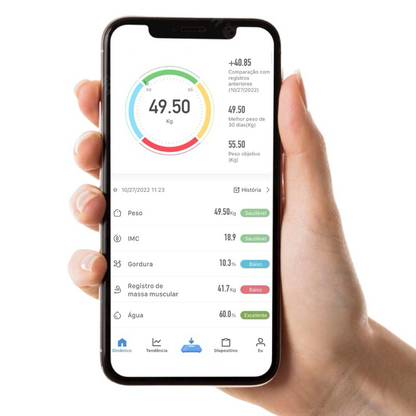 Balança Digital Com Bioimpedância até 180kg