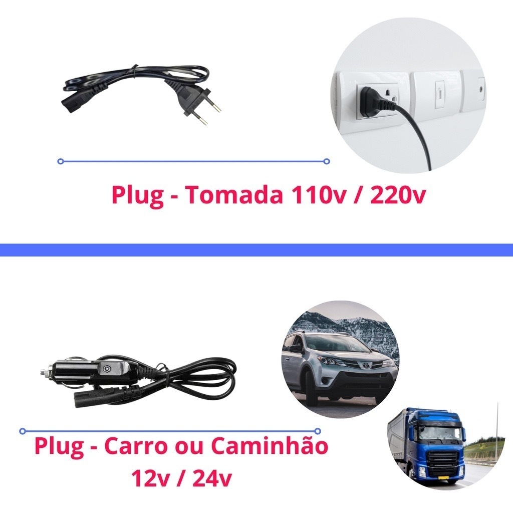 Marmita Elétrica Veicular Bivolt - 110V/220V e 12V/24V