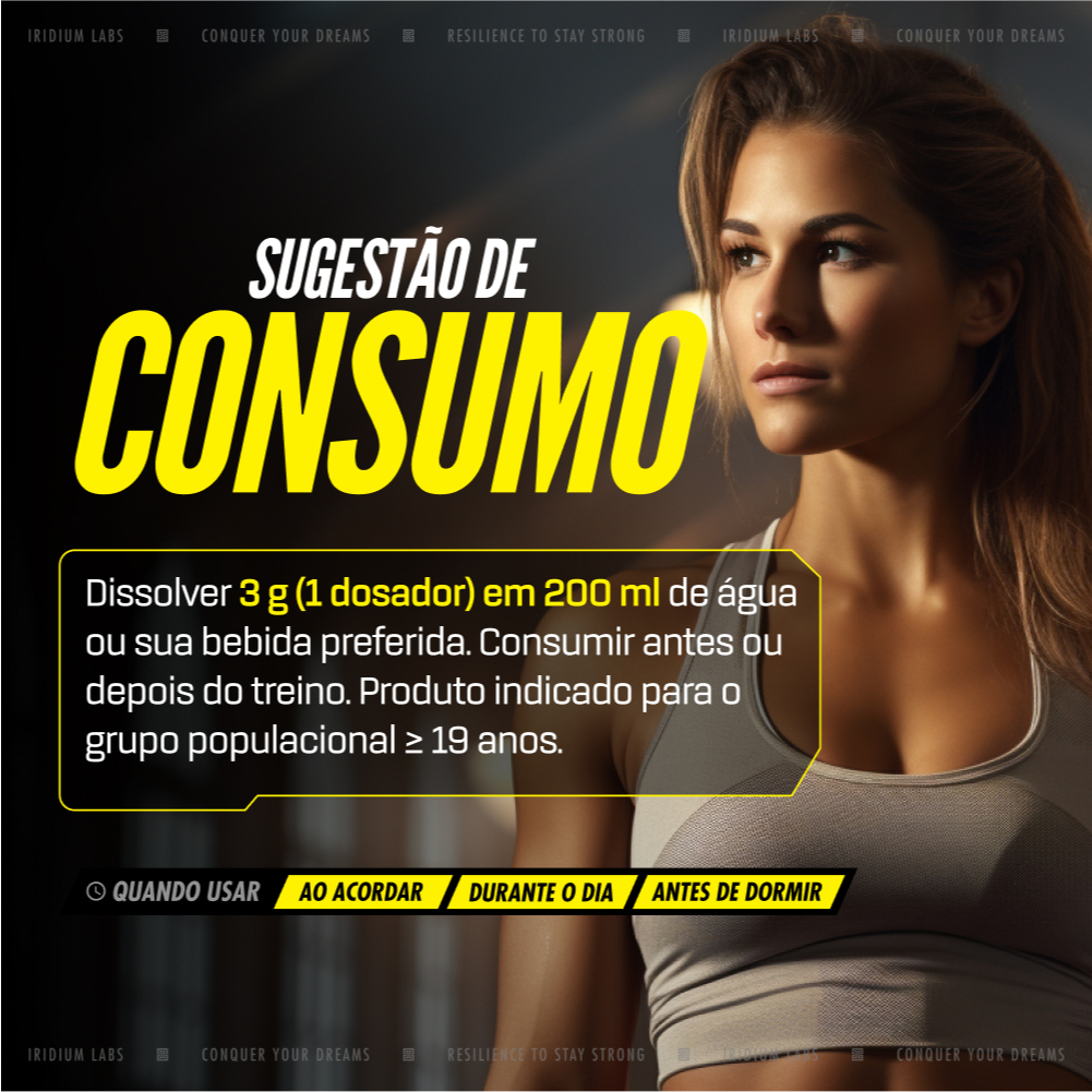 Creatina Atlas 300g Iridium Labs