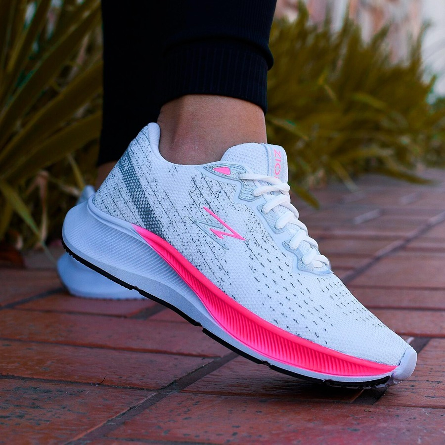 Tênis Feminino de Academia Branco Confortável