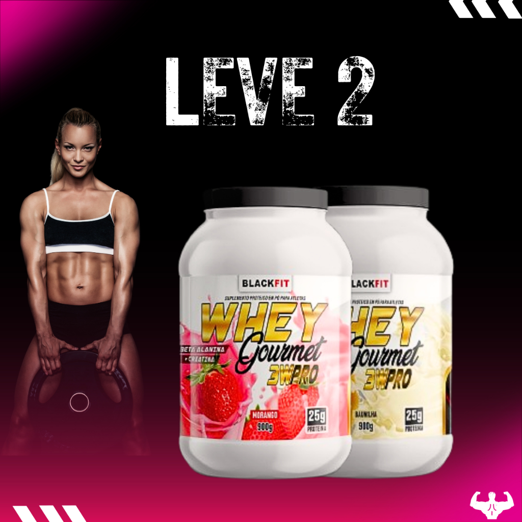 KIT 2 WHEY 3WPRO - MAIS SABOROSO E MAIS BARATO - QUALIDADE DA MATÉRIA PRIMA 100% IMPORTADA
