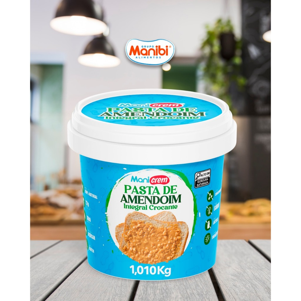 Manicrem Pasta De Amendoim Integral 1kg