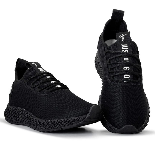 Tenis Masculino Black Esportivo Todo Preto Para Academia Caminhada Corrida Fitness treino