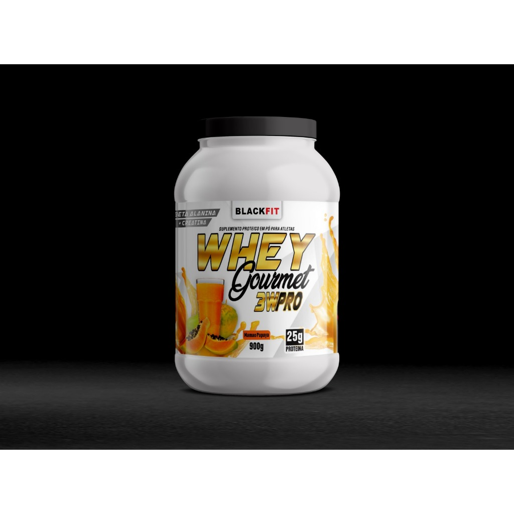 Whey Protein 3WPRO 900g - Muito Barato Bom e Saboroso