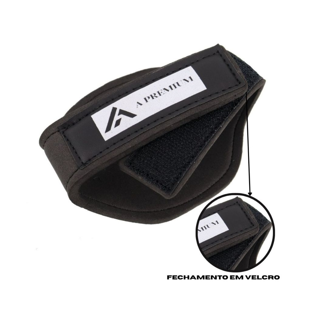 Luva Academia Hand Grip Protetor de Palma Antiderrapante Neoprene para Musculação CrossFit e Treino Anti Calo