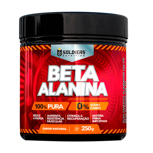 Beta Alanina 100% Pura 250g Soldiers