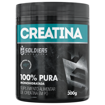 Creatina 100% Pura Monohidratada Soldiers 300g 