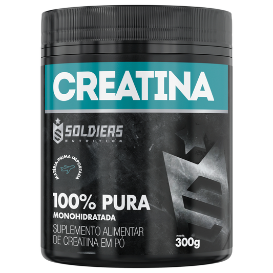 Creatina 100% Pura Monohidratada Soldiers 300g 