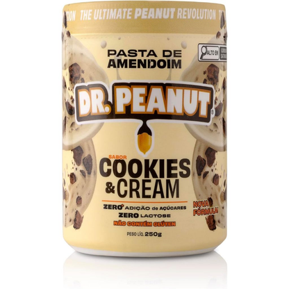 Pasta De Amendoim Cookies & Cream 250g Dr. Peanut