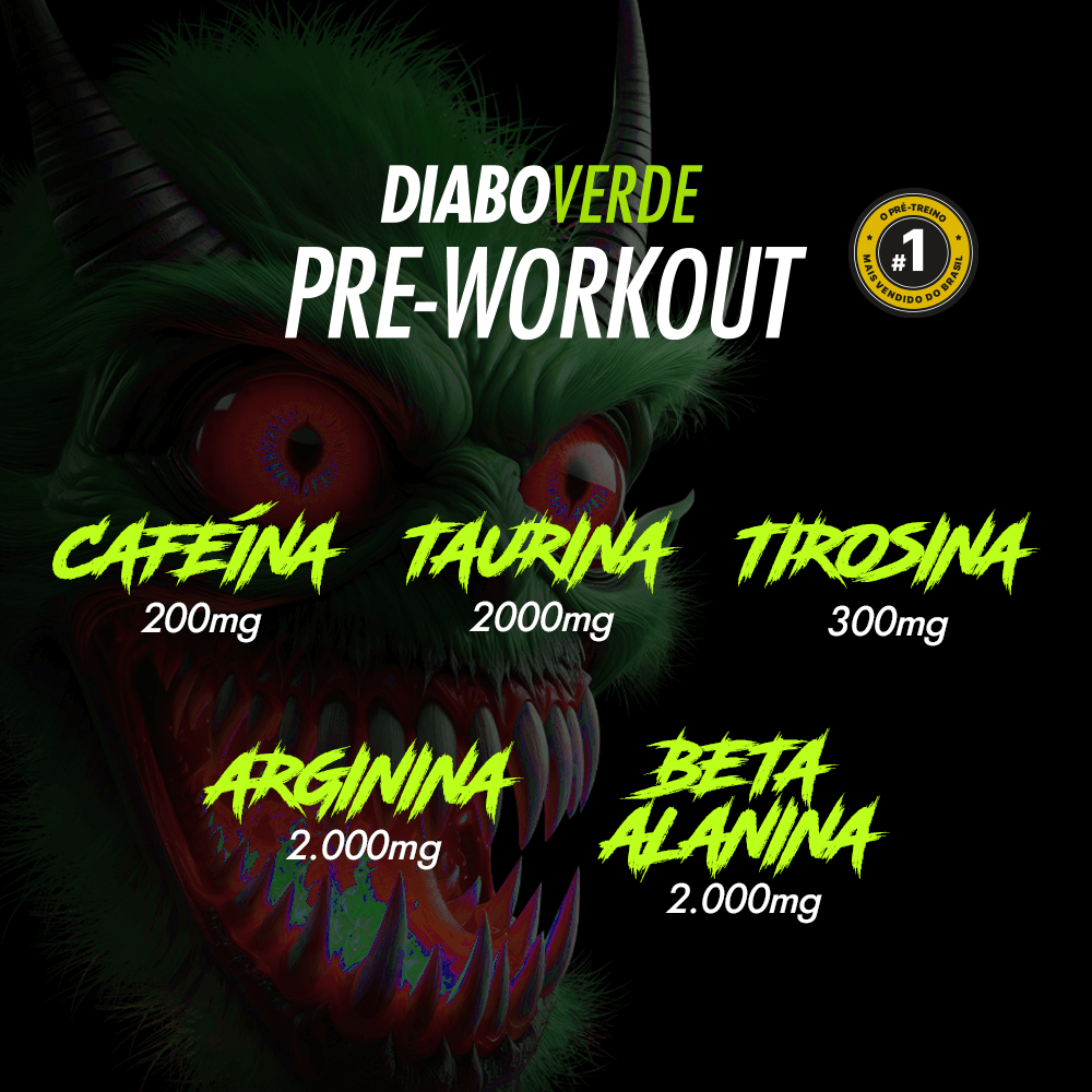 Diabo Verde Pré-Treino FTW