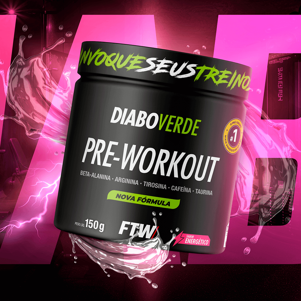 Diabo Verde Pré-Treino FTW