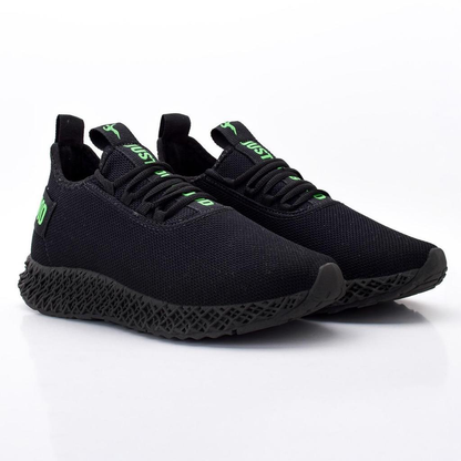 Tenis Masculino Black Esportivo Preto Para Academia Caminhada Corrida