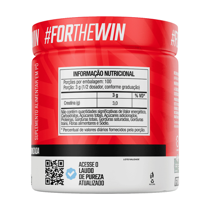 FTW Creatina Monohidratada Pote 300g 100% Pura - Energia, Força e Resistência - Absorção Rápida