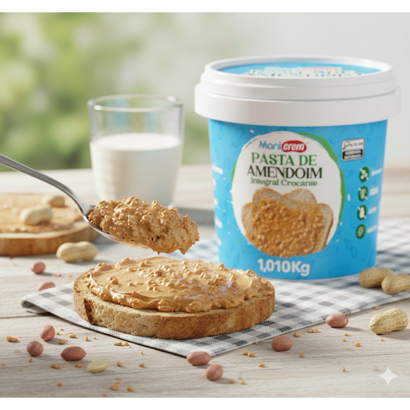 Manicrem Pasta De Amendoim Integral 1kg