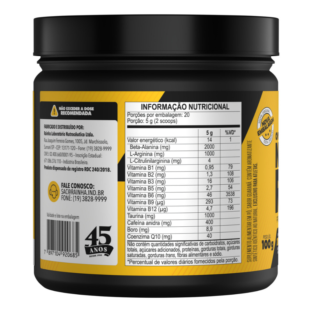 Pre Treino Nuclear Rush 100g