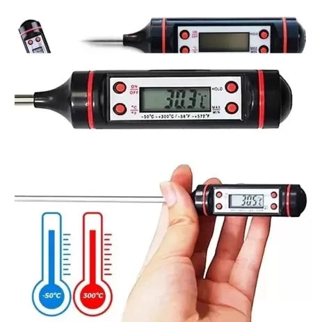 Termômetro Culinário Tipo Espeto Digital De Cozinha