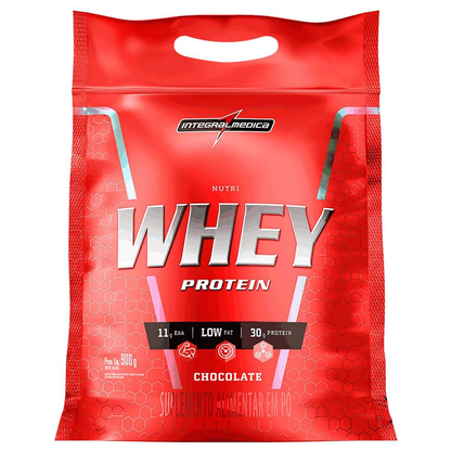 Whey Protein Nutri Isolado Concentrado Chocolate 900g Refil