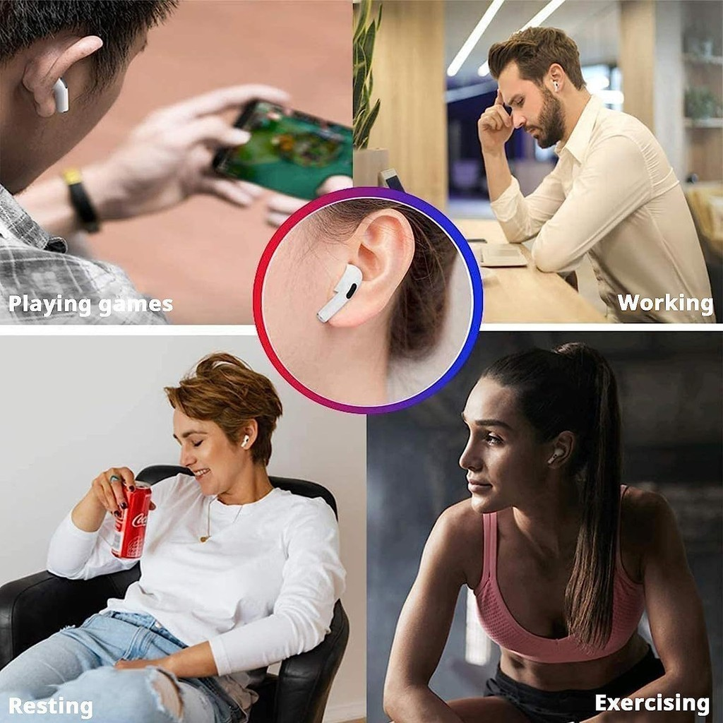 Fone De Ouvido esportivo  Inpods 13 - Bluetooth Sem Fio Com Microfone - Branco