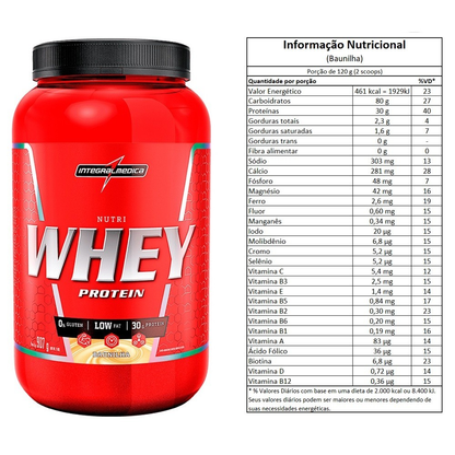 Nutri Whey Protein Pote 907g - Integralmedica