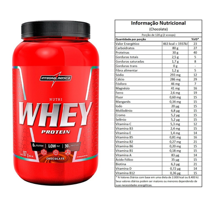 Nutri Whey Protein Pote 907g - Integralmedica