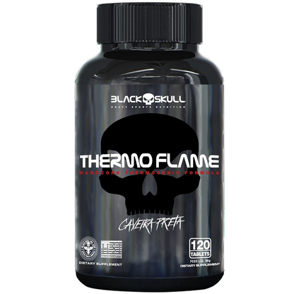 Thermo Flame 60/120 Tabletes - Termogênico Black Skull