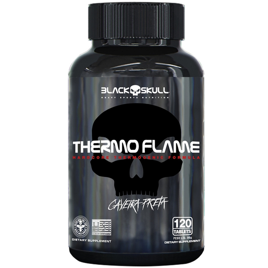 Thermo Flame 60/120 Tabletes - Termogênico Black Skull