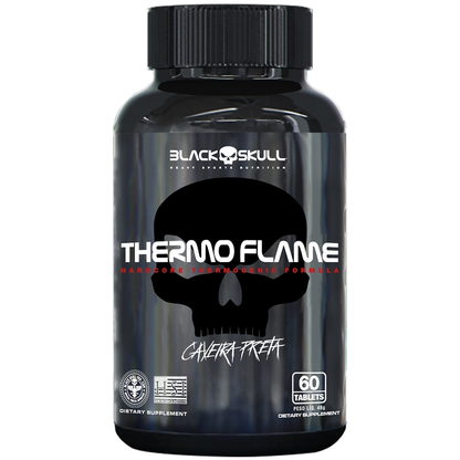 Thermo Flame 60/120 Tabletes - Termogênico Black Skull