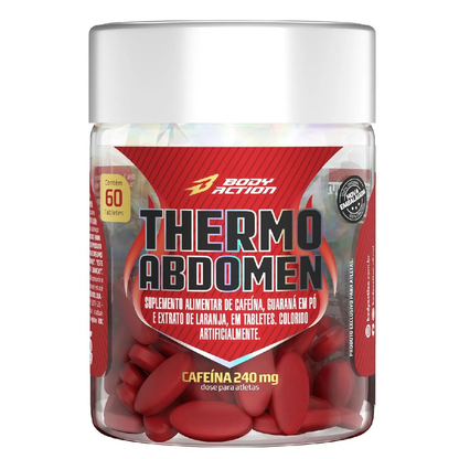 Thermo Abdomen 60 Comprimidos Termogênico  Bodyaction