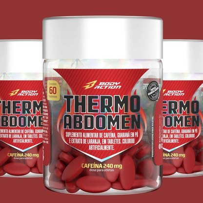Thermo Abdomen 60 Comprimidos Termogênico  Bodyaction