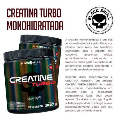 Creatina Turbo Black Skull 300g