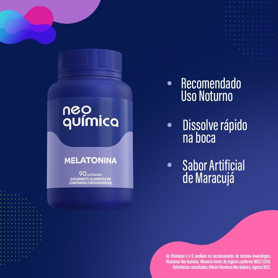 Melatonina 90 Comprimidos - Neo Química