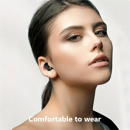 Fones De Ouvido E6S Cor Preta Sem Fio TWS Bluetooth Com Microfone Estéreo Som Cancelamento Ruído LED Display Digital Fon